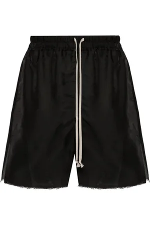 Rick Owens Semi-transparente Shorts aus Seidengemisch