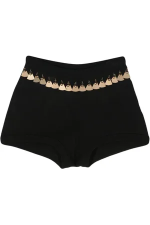 Paco rabanne Gestrickte Shorts mit Quastenborte