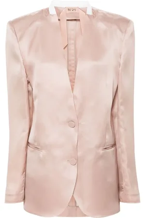 Nº21 Einreihiger Blazer aus Seide