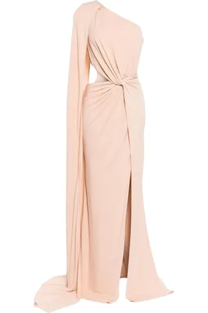 Elie saab Asymmetrisches Jersey-Abendkleid