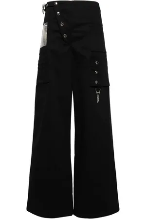 Chopova Lowena High-Waist-Hose mit weitem Bein