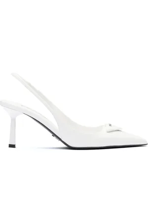 Prada Slingback-Pumps mit Logo 75mm