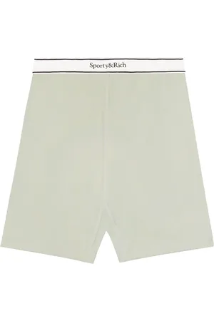 Sporty & Rich Serif Shorts mit Logo-Bund