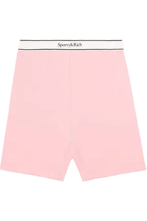 Sporty & Rich Serif Shorts mit Logo-Bund