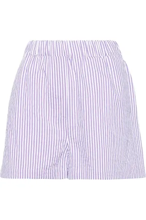 Manuel Ritz Gestreifte Seersucker-Shorts