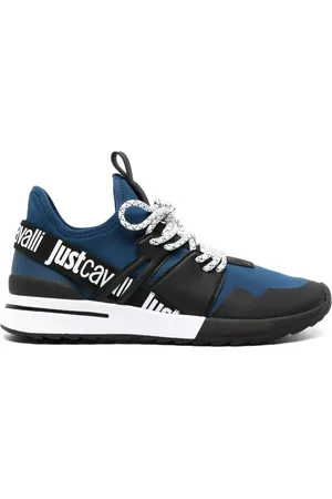 Roberto Cavalli Mesh-Sneakers mit dicker Sohle