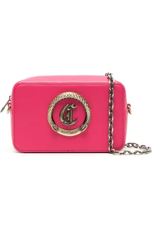 Roberto Cavalli Handtasche mit Logo-Schild