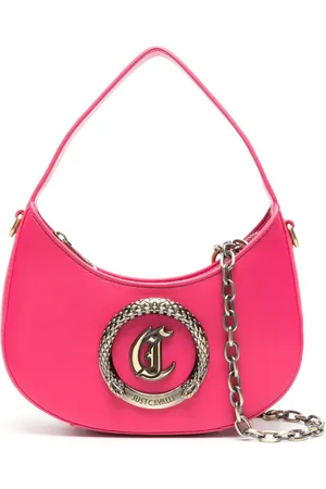 Roberto Cavalli Handtasche mit Logo-Schild