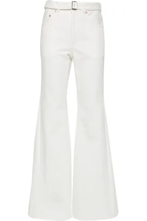 SACAI Halbhohe Schlagjeans