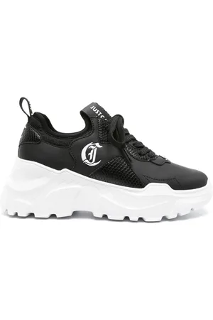 Roberto Cavalli Sneakers mit Logo-Applikation