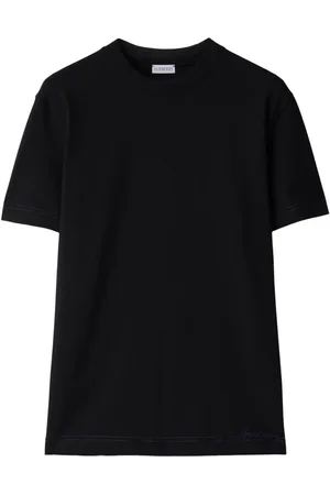 Burberry T-Shirt aus Bio-Baumwolle mit Logo-Stickerei