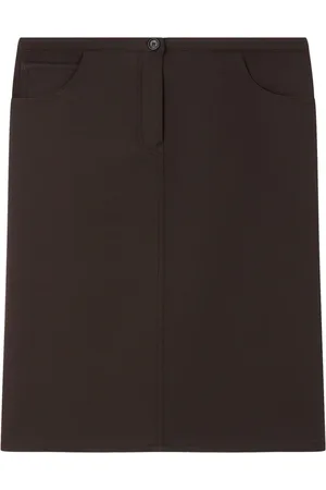 Courrèges Tief sitzender Midirock