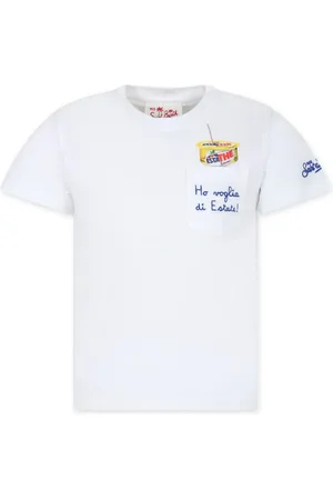 MC2 SAINT BARTH T-Shirt mit Estathé-Print