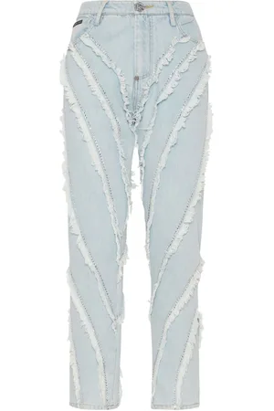 Philipp Plein Distresses-Jeans mit Strass