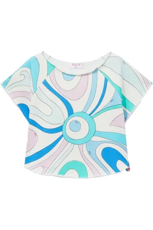 Puccini T-Shirt mit Marmo-Print