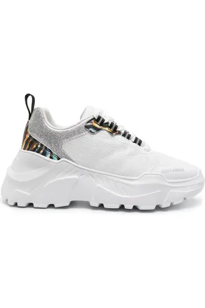 Roberto Cavalli Chunky Sneakers mit Monogramm