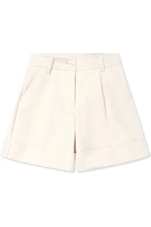 Moncler Jeans-Shorts mit hohem Bund