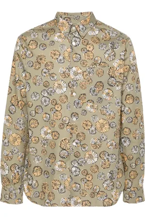 Maison Kitsuné Hemd mit Blumen-Print