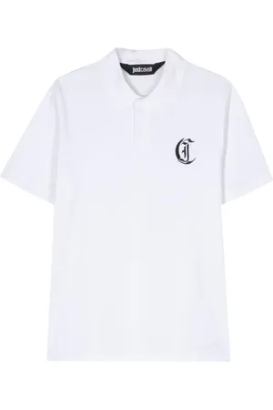 Roberto Cavalli Poloshirt mit Logo-Stickerei