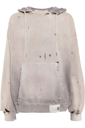 Maison Mihara Yasuhiro Hoodie im Distressed-Look