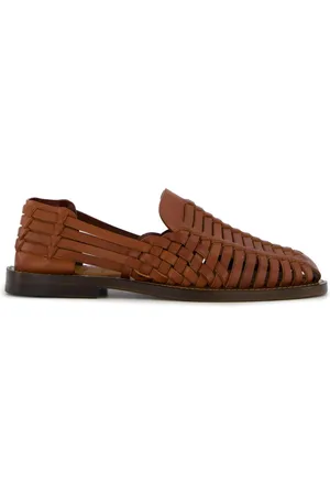Brunello Cucinelli Sandalen mit Webmuster