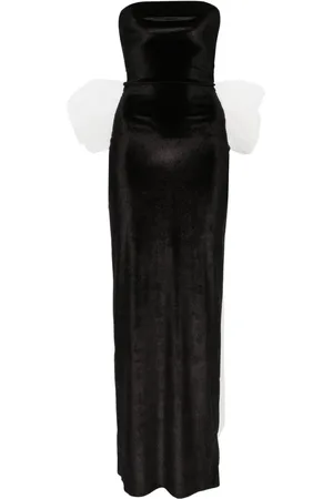 Atu Body Couture Abendkleid aus Samt mit Schleife