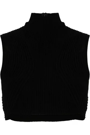 Chloé Geripptes Strickoberteil