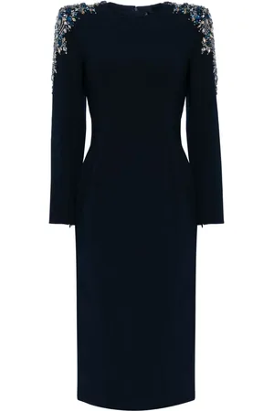 Jenny Packham Martini Drop Kleid mit Kristallverzierung