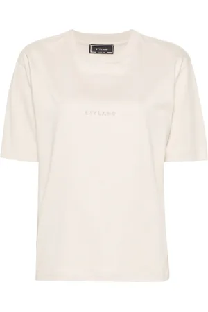Styland T-Shirt aus Bio-Baumwolle mit Logo-Print