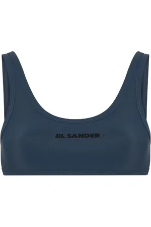 Jil Sander Bikinioberteil mit Logo-Print