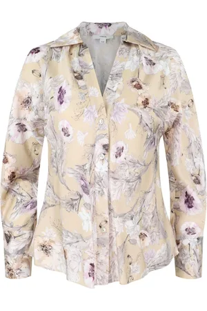 Vince Seidenhemd mit Blumen-Print