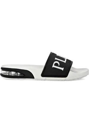 Philipp Plein Pantoletten mit Logo-Print