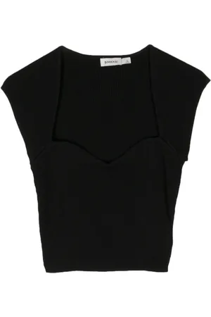 Simkhai Geripptes Abia Cropped-Top