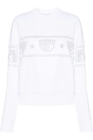 Chiara Ferragni Sweatshirt mit Logomania-Applikation