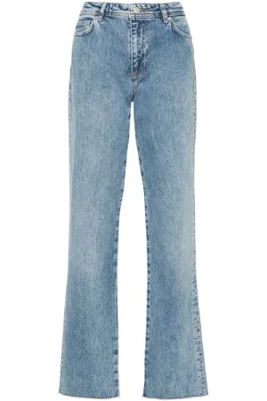 Chiara Ferragni Gerade Jeans mit Logo-Stickerei