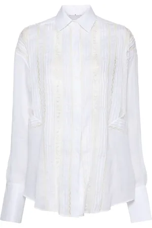 ERMANNO SCERVINO Hemd mit Spitzenmuster