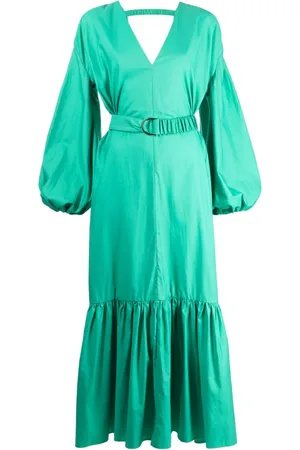 Acler Springer Maxikleid mit Gürtel
