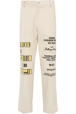 KIDSUPER STUDIOS Cordhose mit Stickerei