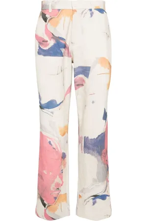 KIDSUPER STUDIOS Hose mit Malerei-Print