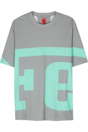 FERRARI T-Shirt mit Logo-Print