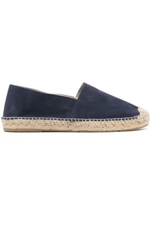 TAGLIATORE Wildleder-Espadrilles mit Logo-Prägung
