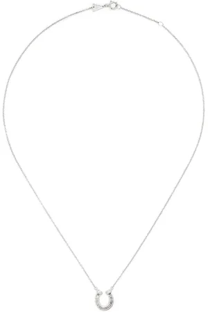 Adina Reyter Sterlingsilberhalskette mit Hufeisen-Anhänger