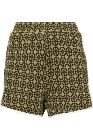 WALES BONNER Selassie Shorts mit Jacquardmuster