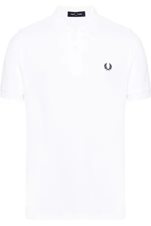 Fred Perry Pikee-Poloshirt mit Logo-Stickerei