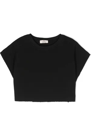 Le pandorine Strukturiertes Cropped-T-Shirt