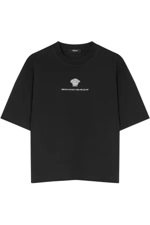 VERSACE Besticktes Medusa Milano T-Shirt