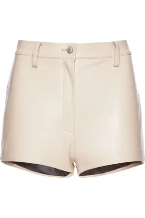 MAGDA BUTRYM Kurze High-Waist-Shorts aus Leder