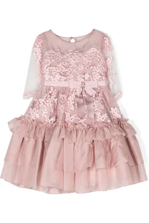 PATACHOU Stufenkleid mit Blumenapplikation
