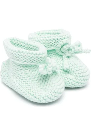 PATACHOU Gehäkelte Babyschuhe mit Knoten