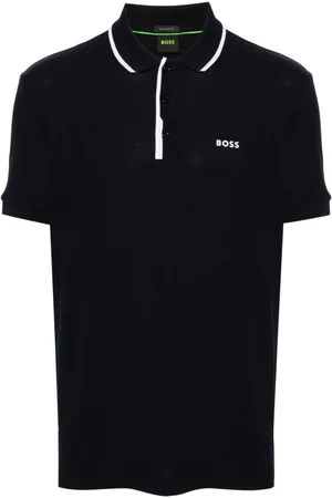 HUGO BOSS Pikee-Poloshirt mit Logo-Print